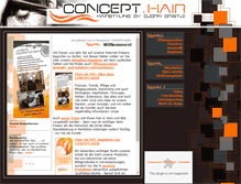 Tablet Screenshot of concept-hair.de